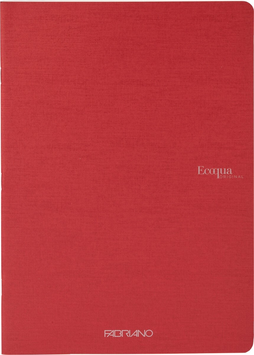 Notatbok EcoQua Original Stiftet A4 Linjert Cherry