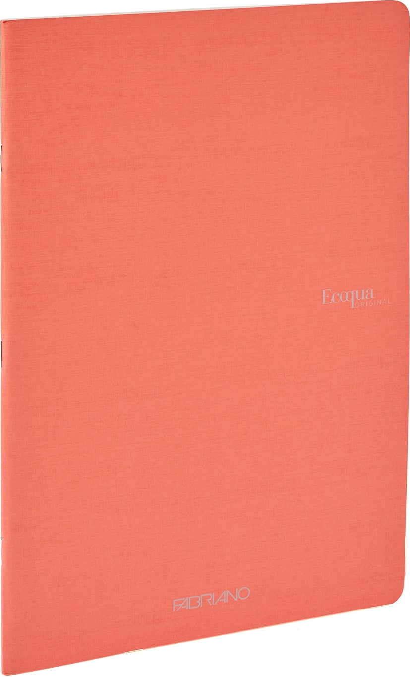 Notatbok EcoQua Original Stiftet A4 Linjert Flamingo