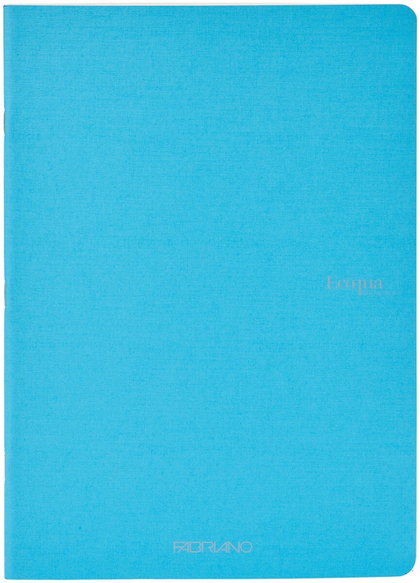 Notatbok EcoQua Original Stiftet A4 Linjert Lysblå