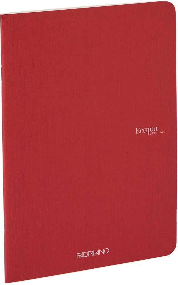 Notatbok EcoQua Original Stiftet A5 Linjert Cherry - Stiftet