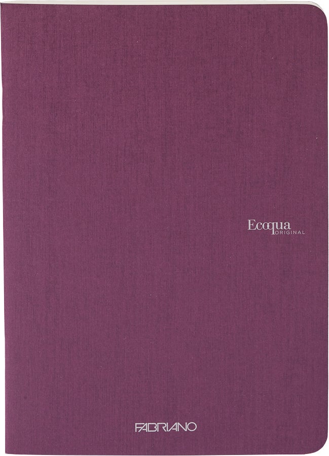 Notatbok EcoQua Original Stiftet A5 Linjert Lilla