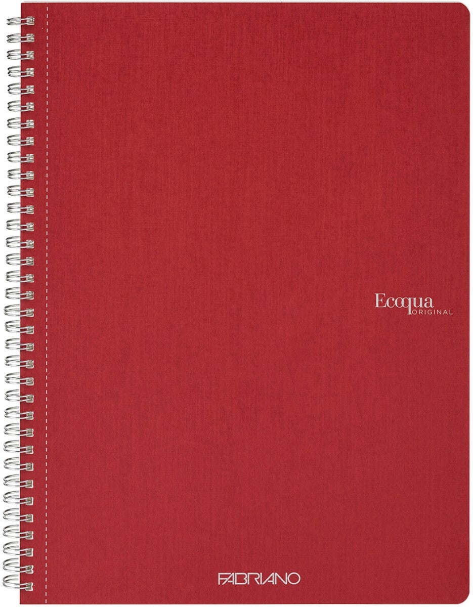 Notatbok EcoQua Original Spiral A4 Linjert Cherry