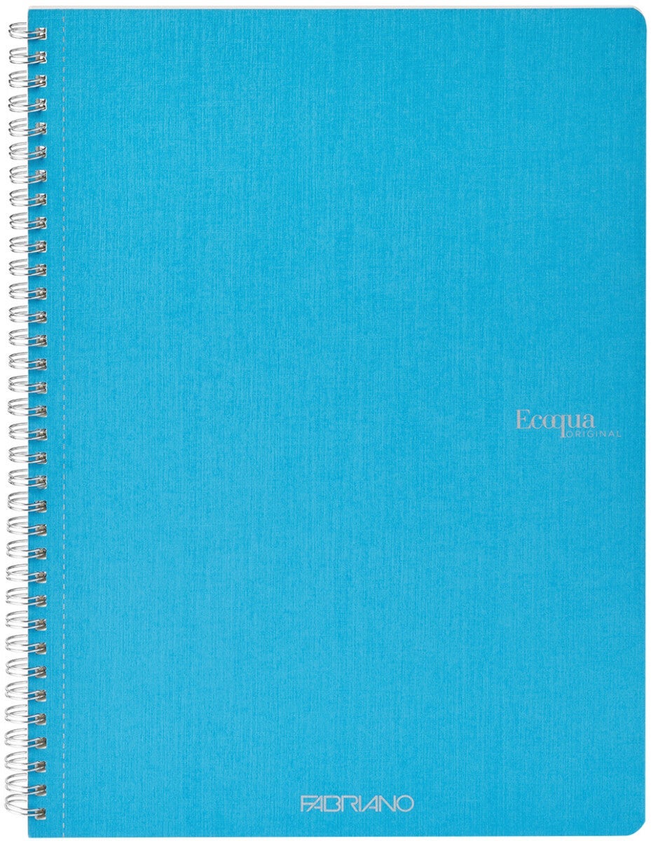 Notatbok EcoQua Original Spiral A4 Linjert Lys Blå