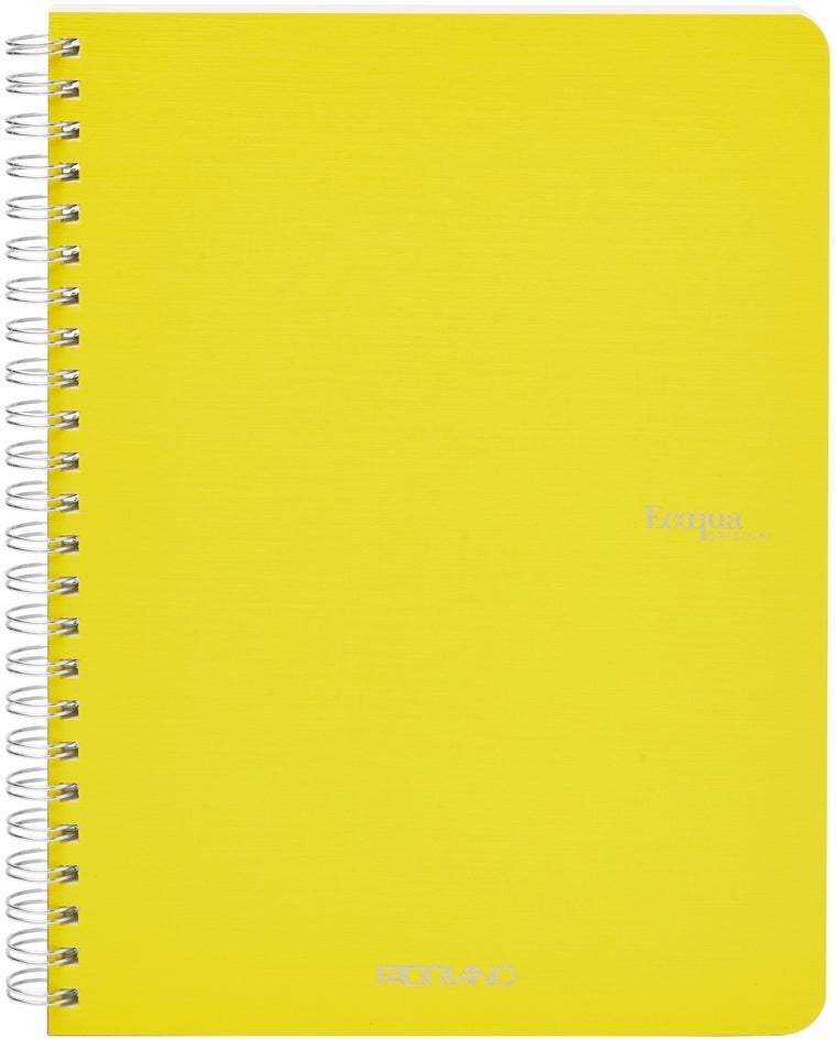 Notatbok EcoQua Original Spiral A5 Linjert Gul