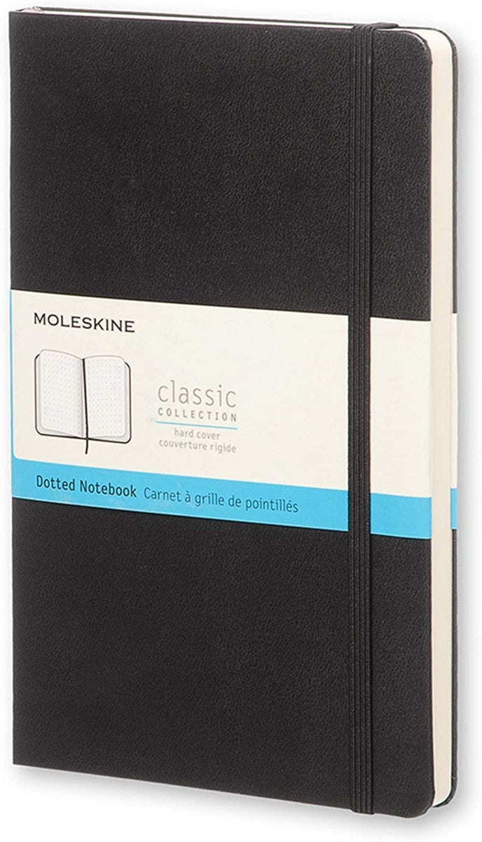Moleskine Notatbok Dot Hard Large Sort
