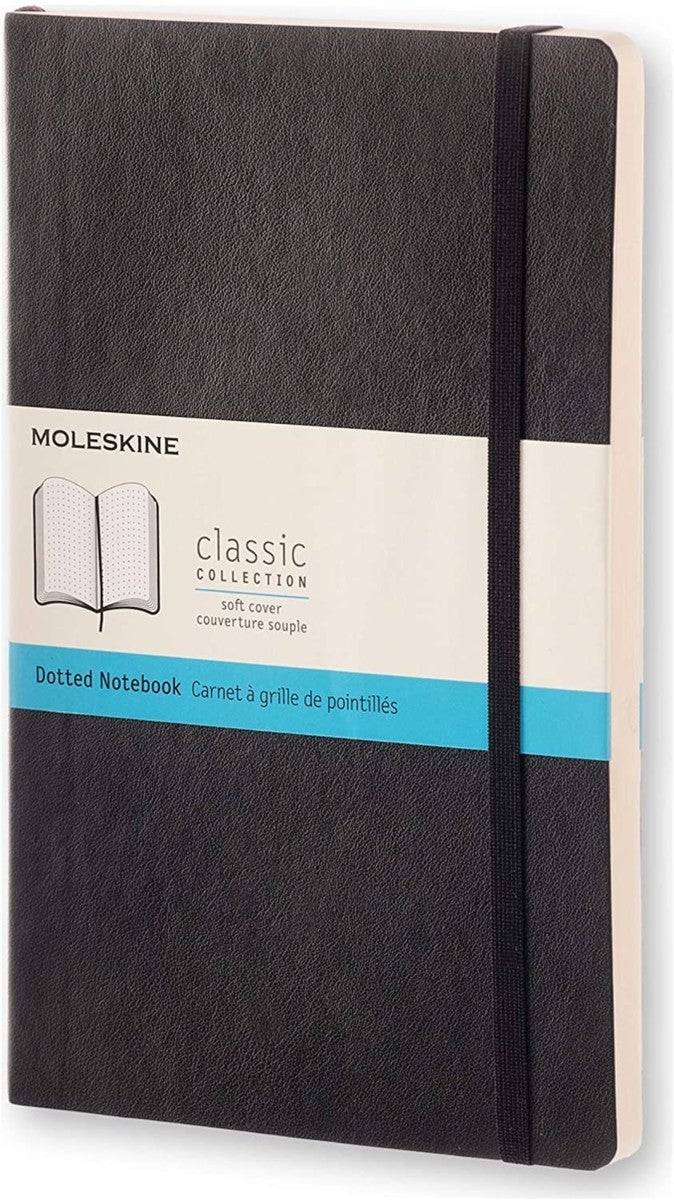 Moleskine Notatbok Dot Sort Soft Large