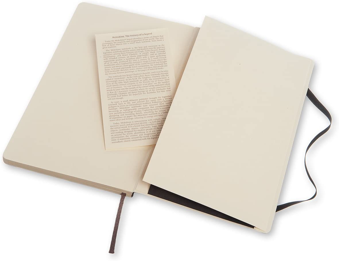 Moleskine Notatbok Dot Sort Soft Large