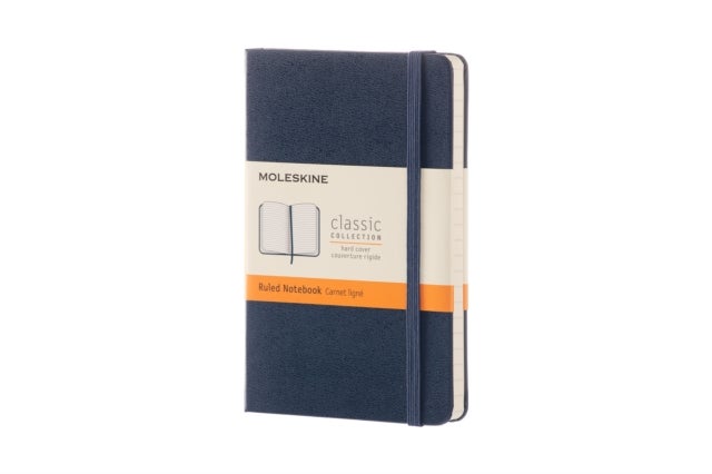 Moleskine Notatbok Linjert Sapphire Blå Pocket Hard
