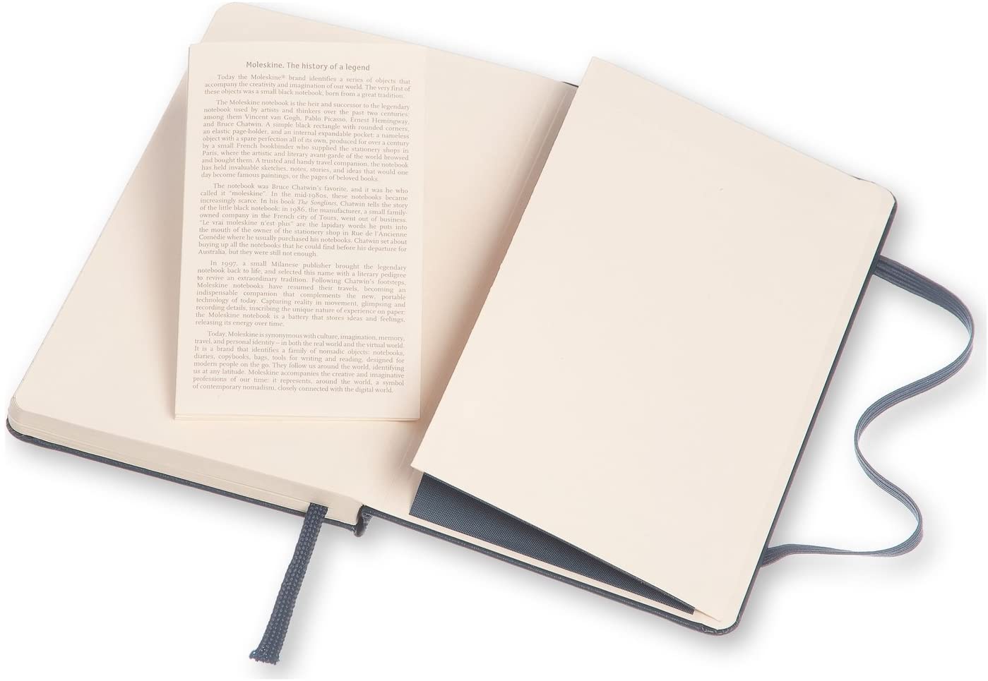 Moleskine Notatbok Linjert Sapphire Blå Pocket Hard