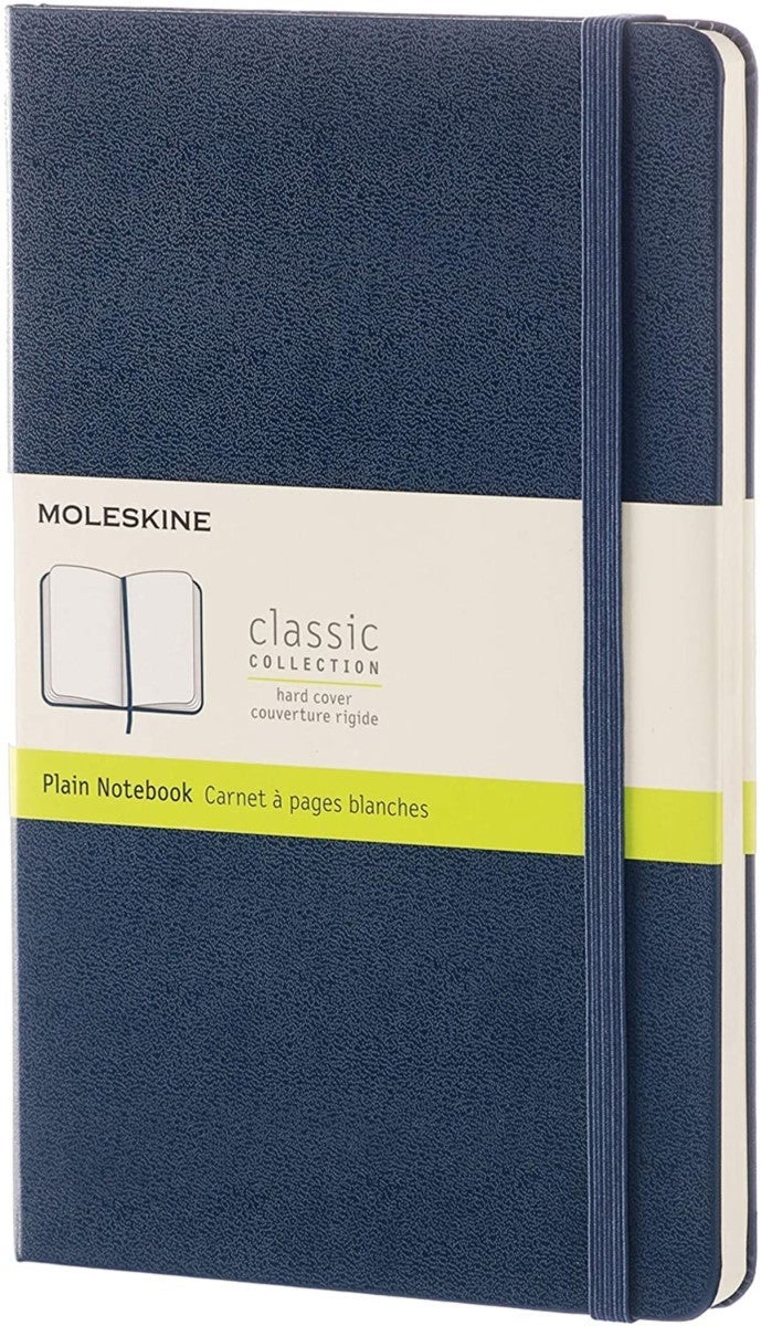 Moleskine Notatbok Ulinjert Sapphire Blå Large