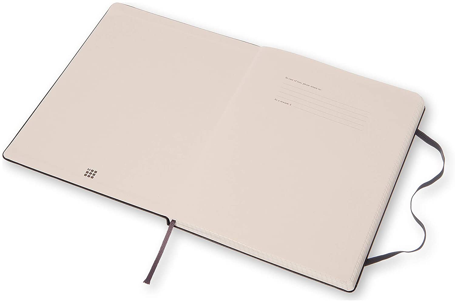 Notatbok Moleskine Classic Hard XL - Ruter Black