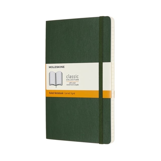 Moleskine Notatbok Linjert Myrtle Green Soft Large