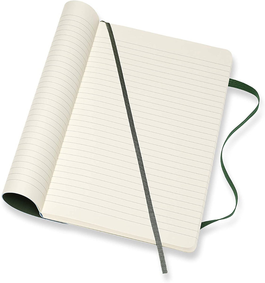 Moleskine Notatbok Linjert Myrtle Green Soft Large