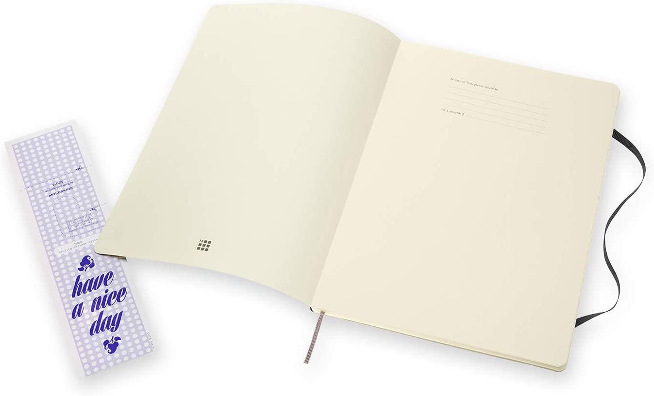 Notatbok Moleskine Classic Soft A4  - Linjert Blac