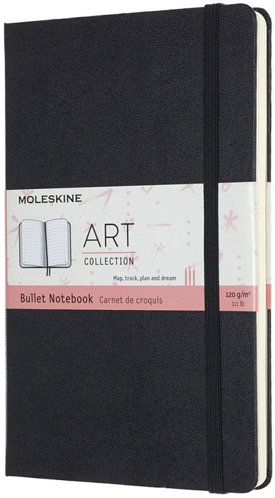 Moleskine Art Bullet Notebook 13x21cm Sort