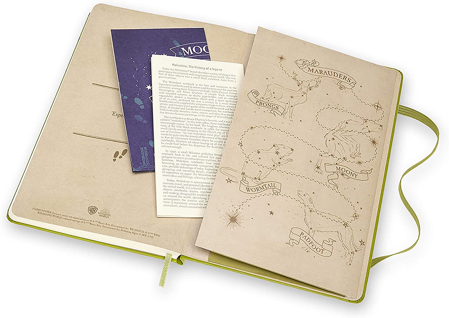 Notatbok Moleskine LE Hard L - Linjert Harry Potte