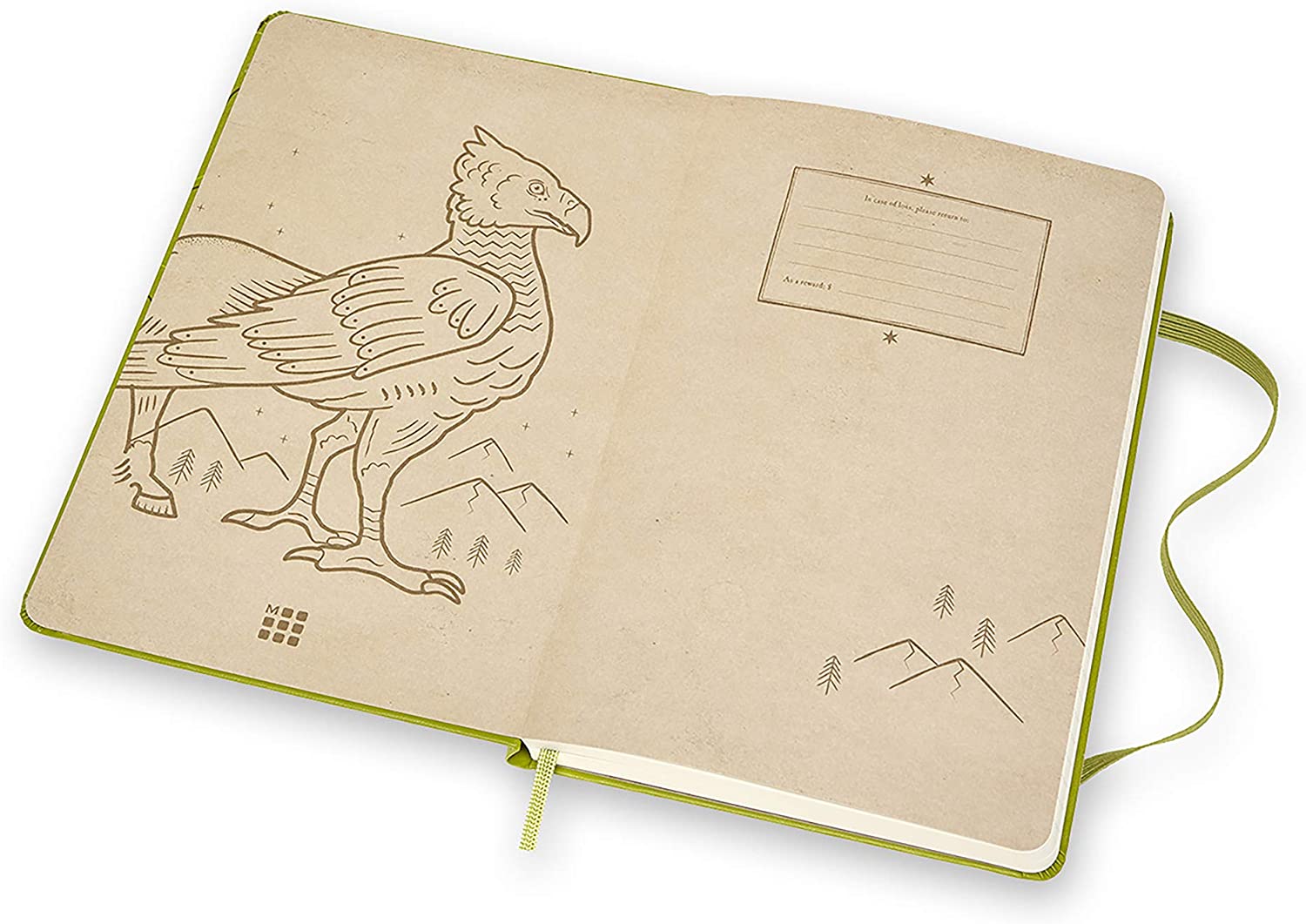 Notatbok Moleskine LE Hard L - Linjert Harry Potte