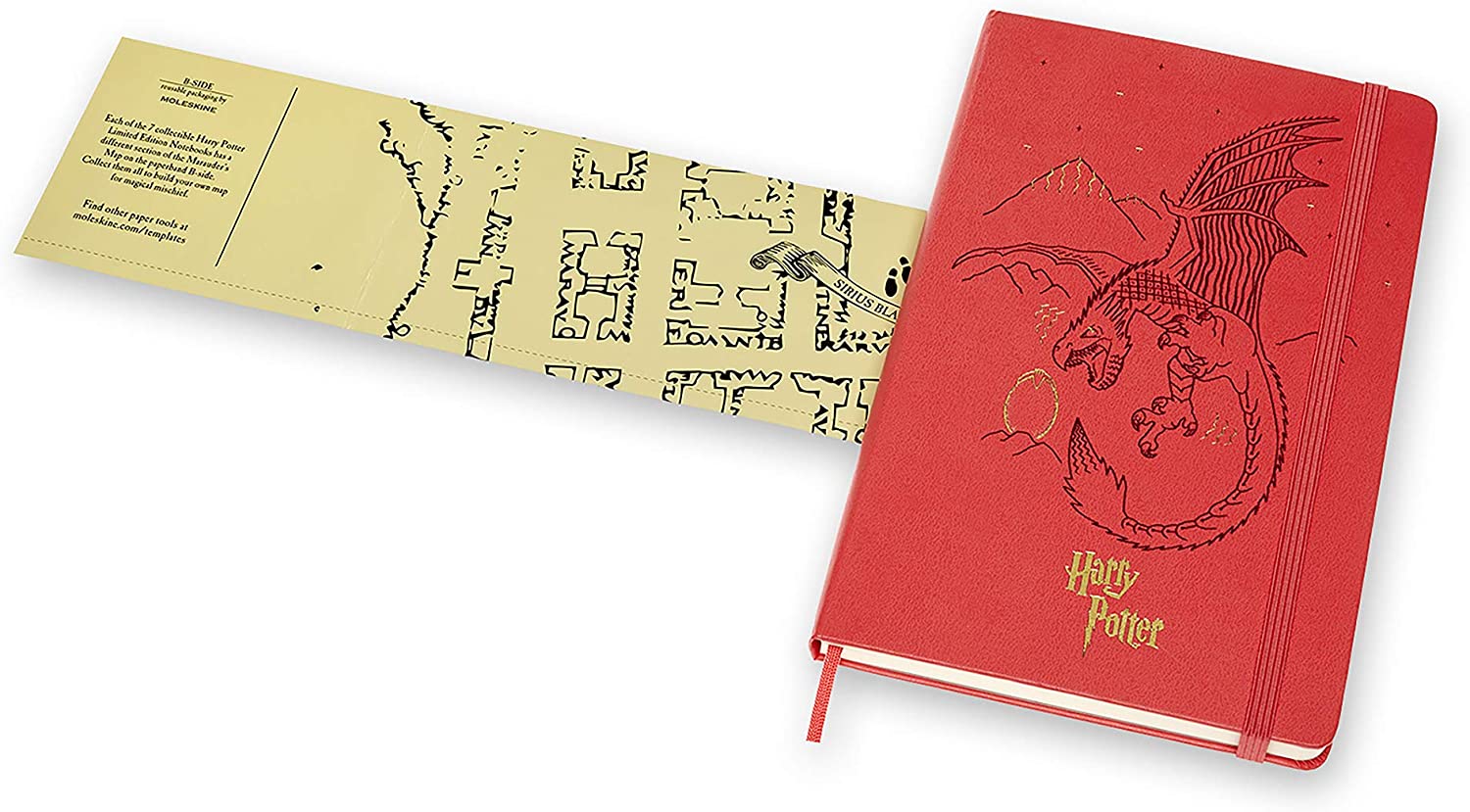 Notatbok Moleskine LE Hard L - Linjert Harry Potte