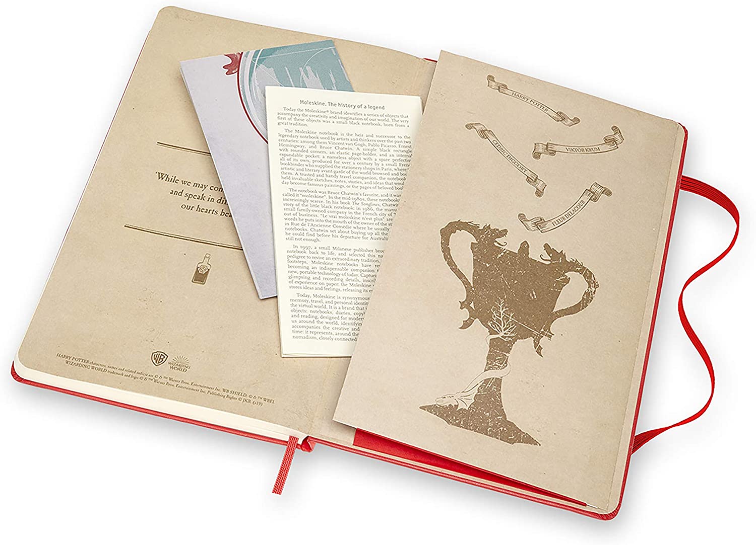 Notatbok Moleskine LE Hard L - Linjert Harry Potte