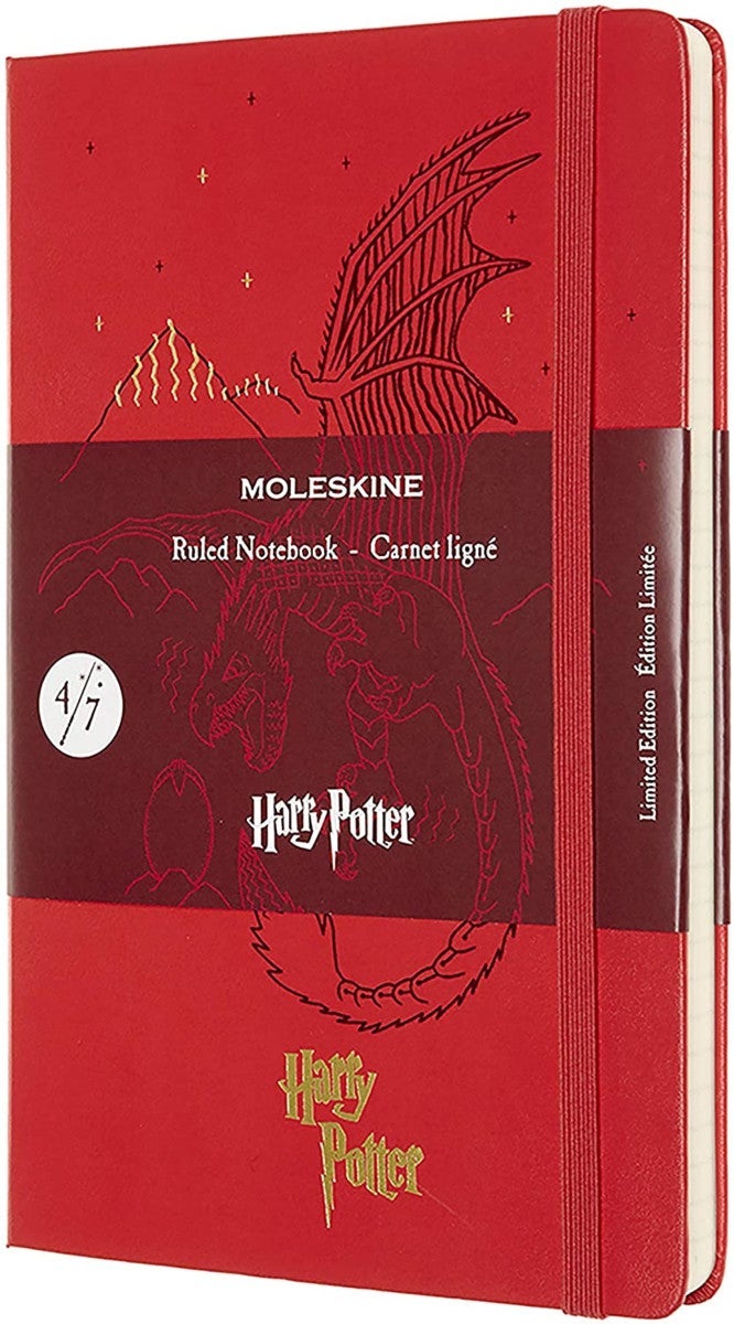 Notatbok Moleskine LE Hard L - Linjert Harry Potte