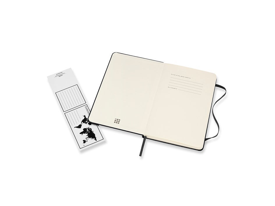 Notatbok Moleskine Linjert Sort