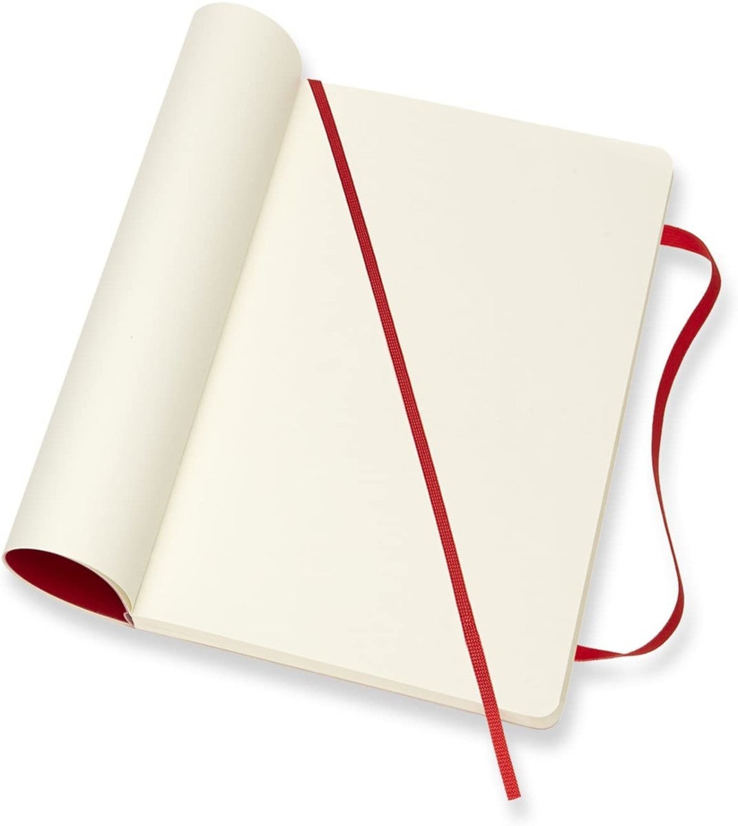 Moleskine Notatbok Ulinjert Rød Myk Large