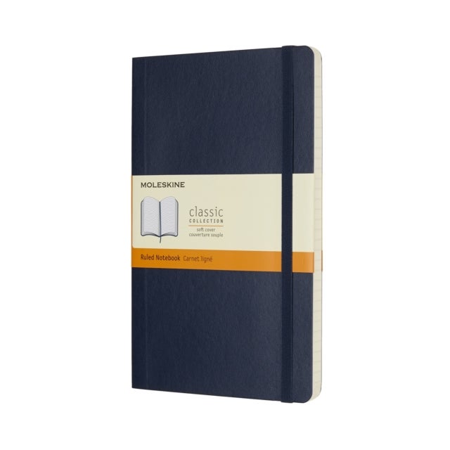 Moleskine Notatbok Linjert Safir Myk Large