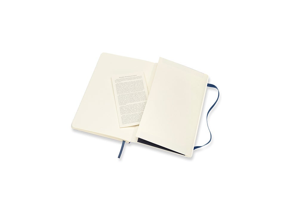 Moleskine Notatbok Linjert Safir Myk Large