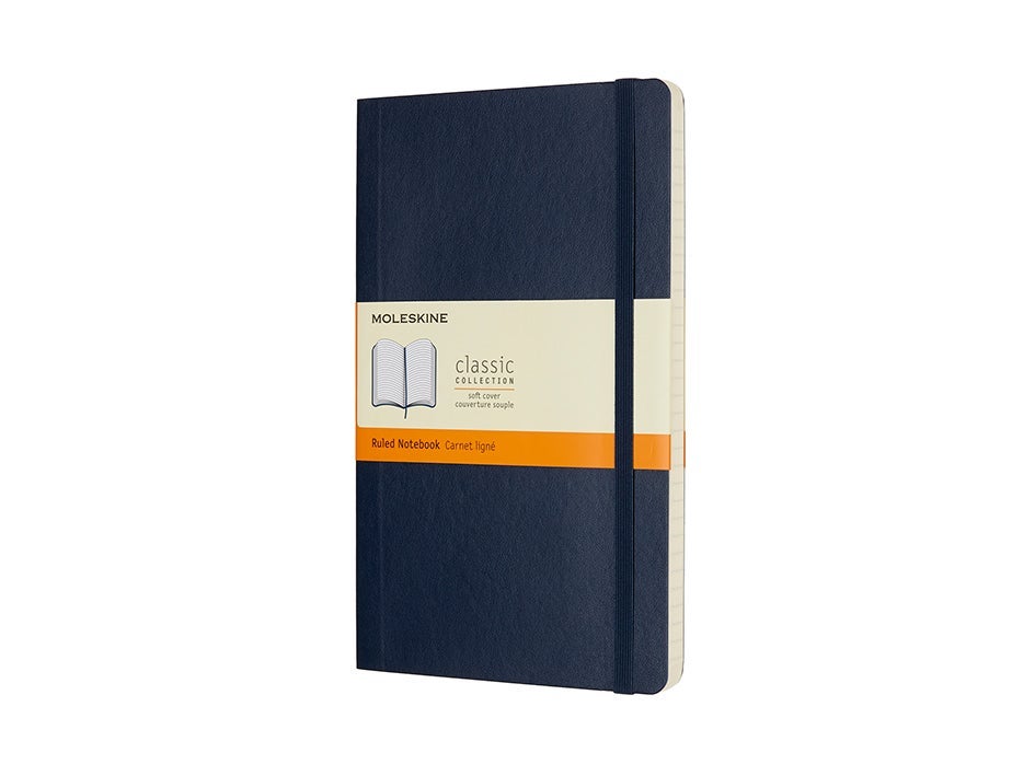 Moleskine Notatbok Linjert Safir Myk Large