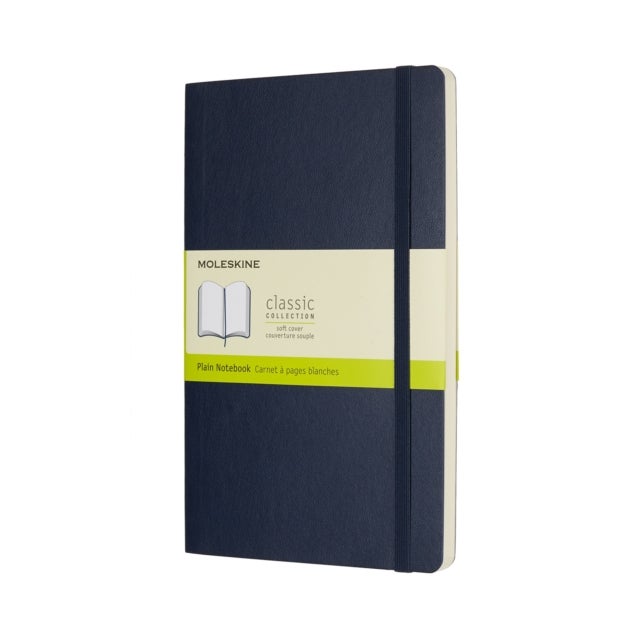 Moleskine Notatbok Ulinjert Sapphire Blue Myk Large