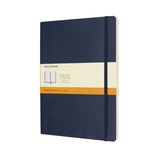 Moleskine Notatbok Linjert Sapphire Blå Soft XL