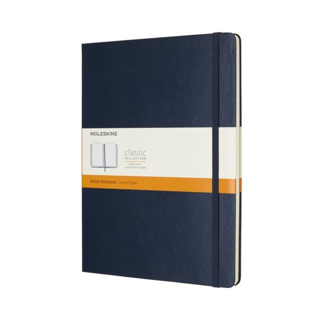Moleskine Notatbok Linjert Sapphire Blå Hard XL