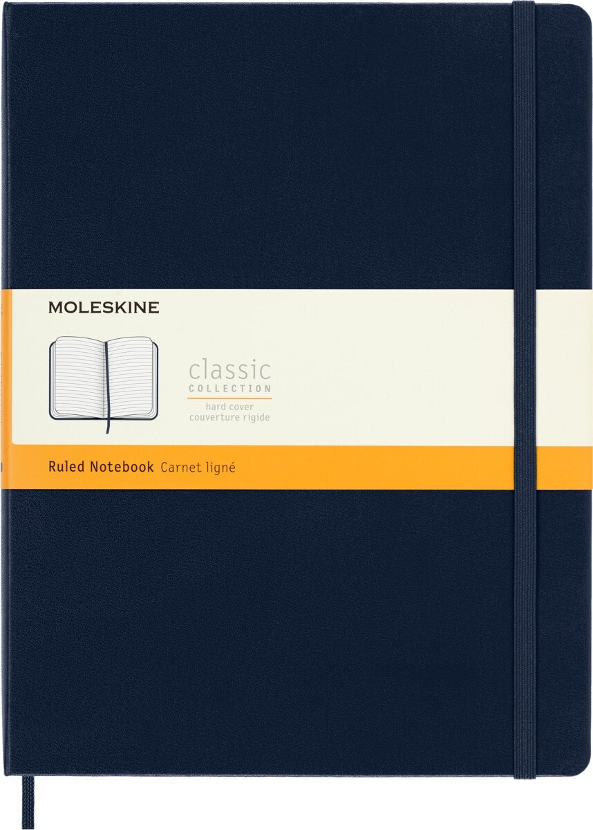 Moleskine Notatbok Linjert Sapphire Blå Hard XL