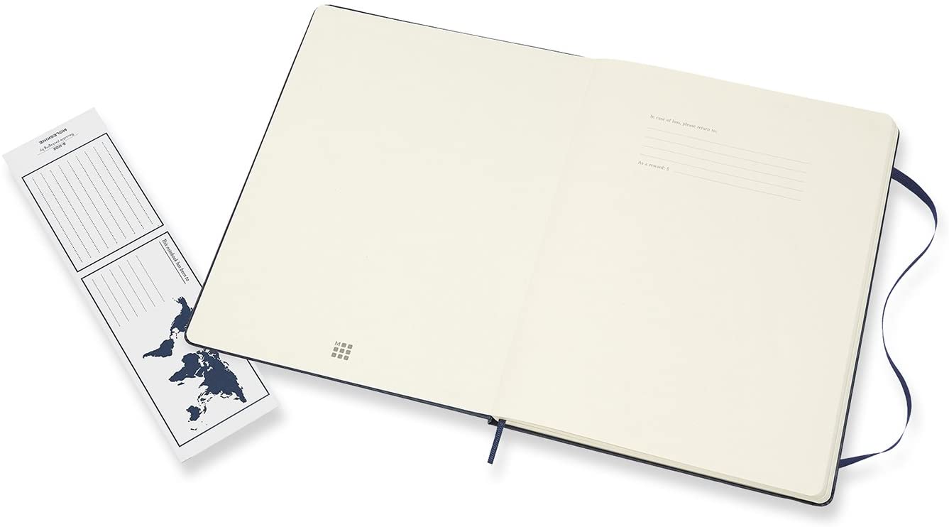 Moleskine Notatbok Ulinjert Sapphire Blå Hard XL