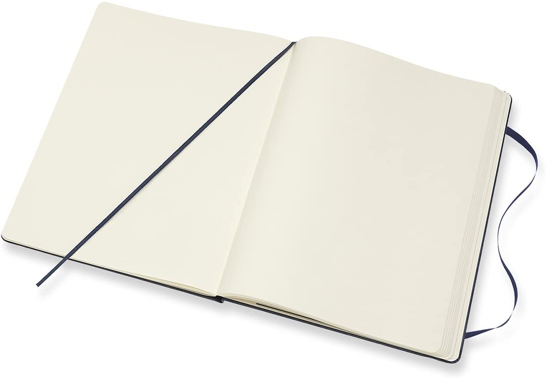 Moleskine Notatbok Ulinjert Sapphire Blå Hard XL