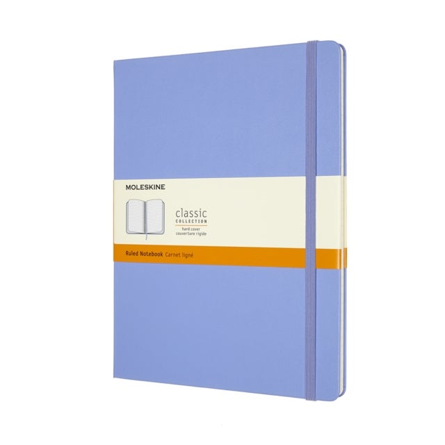 Moleskine Notatbok Hard XL Linjert Hydrangea Blue
