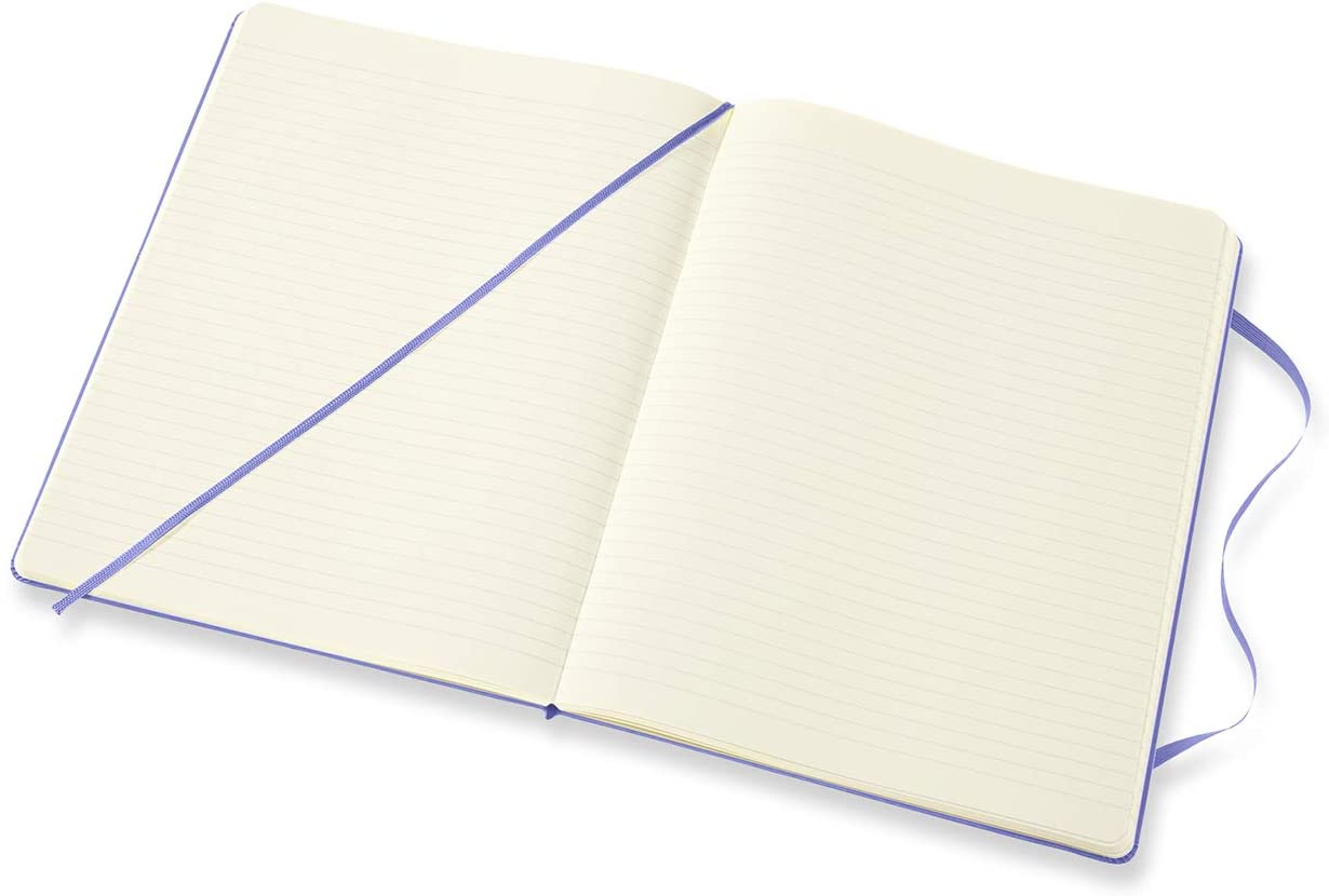 Moleskine Notatbok Hard XL Linjert Hydrangea Blue