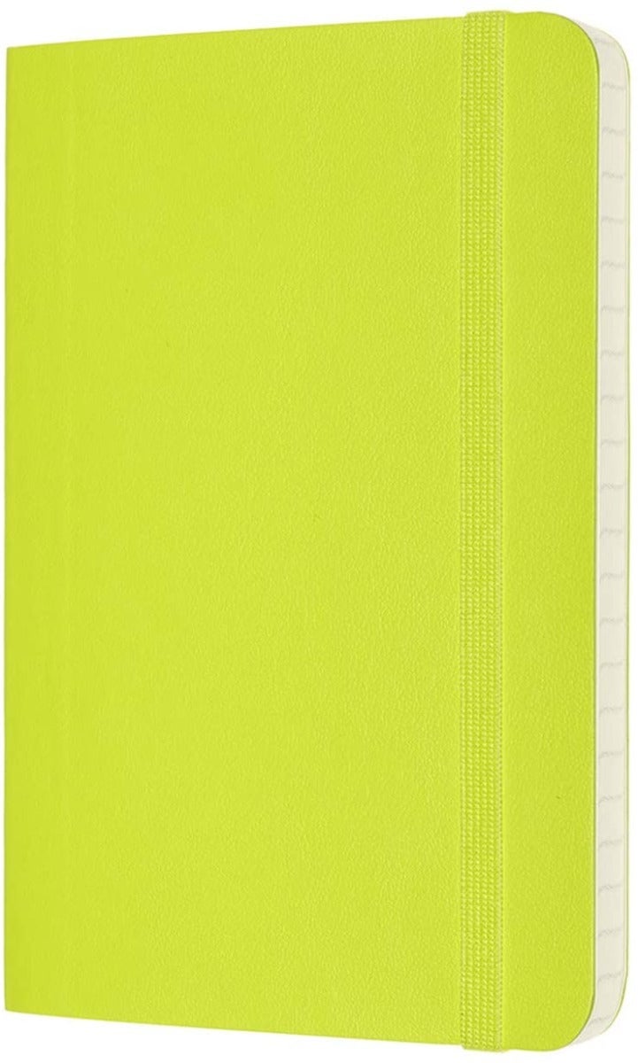 Moleskine Notatbok Soft P Linjert Lemon Green