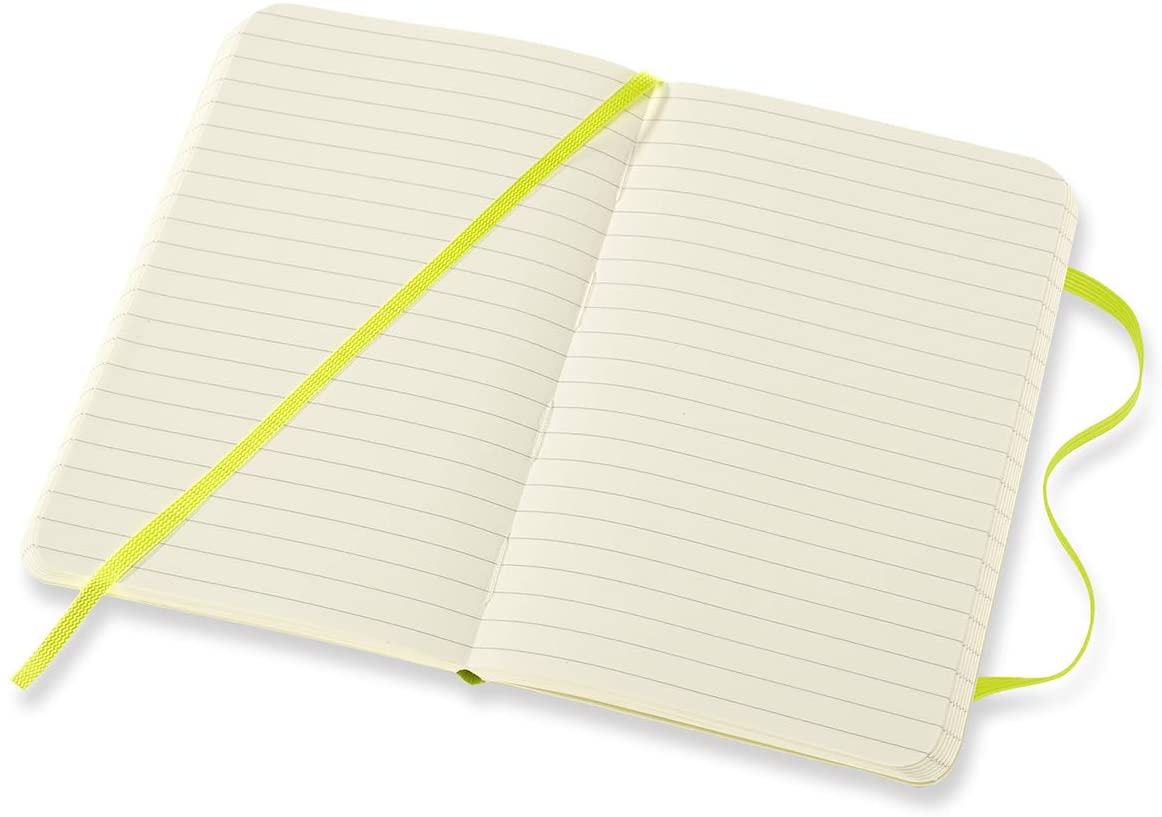 Moleskine Notatbok Soft P Linjert Lemon Green