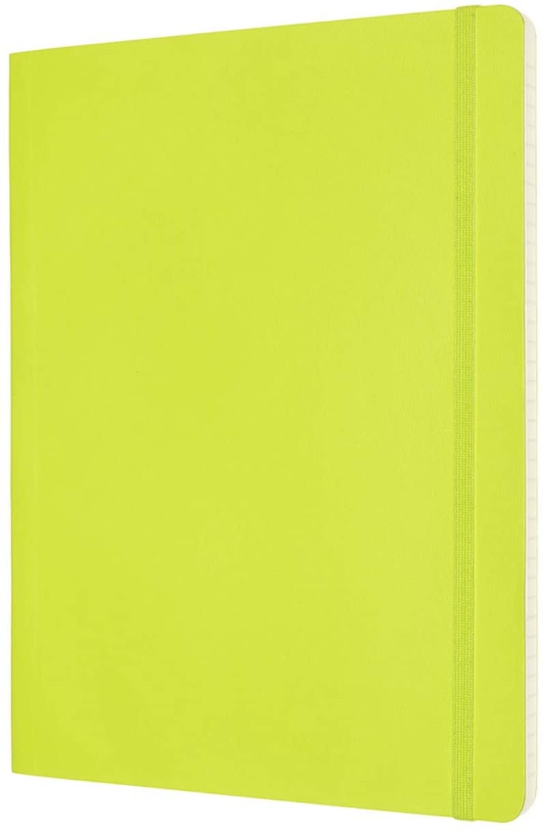 Moleskine Notatbok Soft XL Linjert Lemon Green