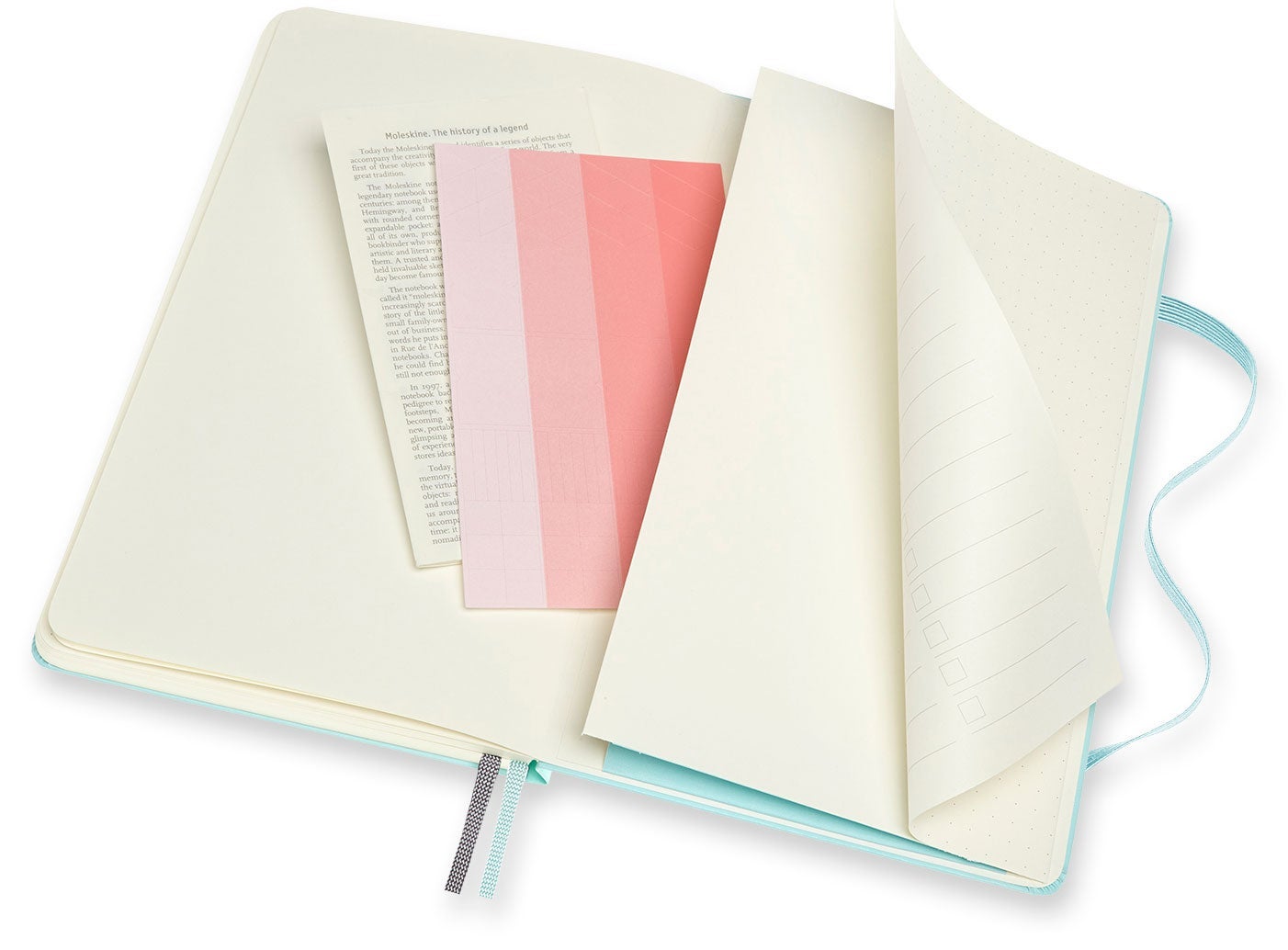 Notatbok Moleskine Art Bullet Lager Aquamarine