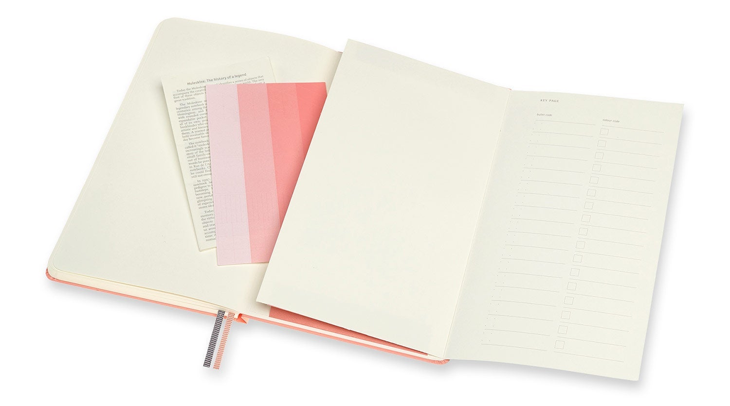 Moleskine Art Bullet Notebook Large Korallrosa