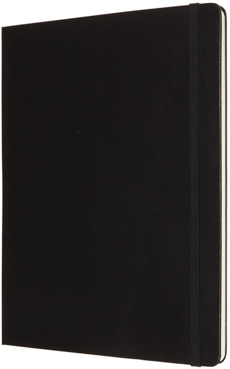 Notatbok Moleskine XL linjert/blank Sort Hard