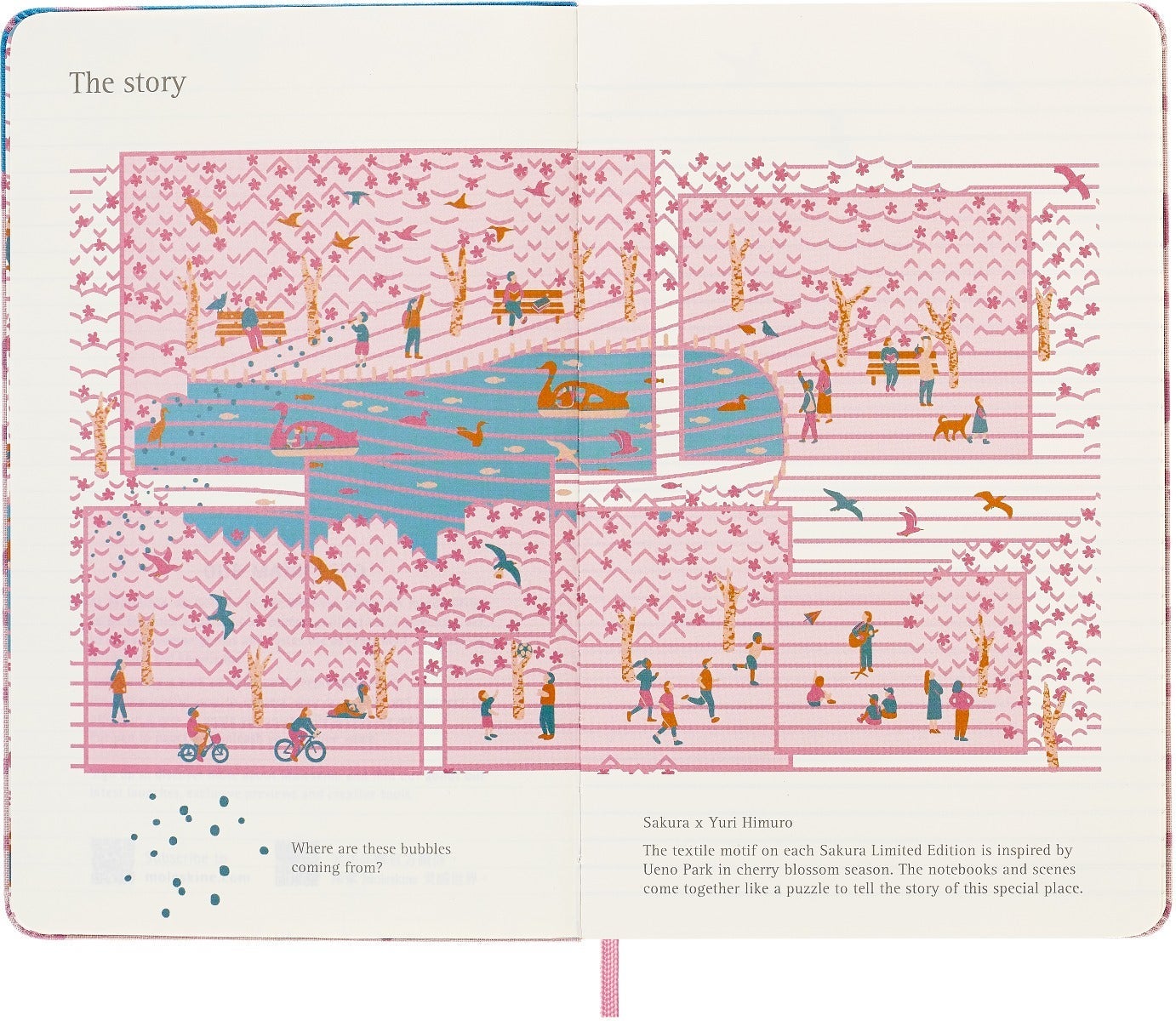 Notatbok Moleskine LE Hard Linjert Large Sakura