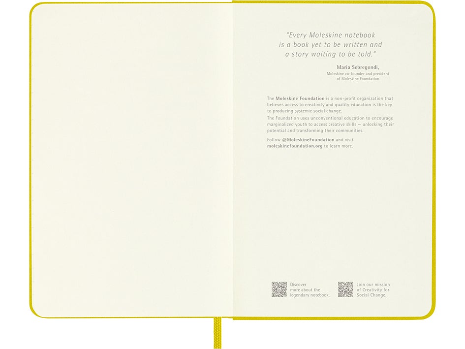 Notatbok Moleskine Hay Ylw Pocket Linjert