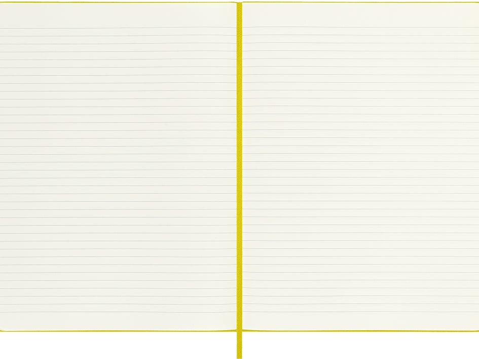 Moleskine Classic Notebook Hard XL Linjert Hay Yellow