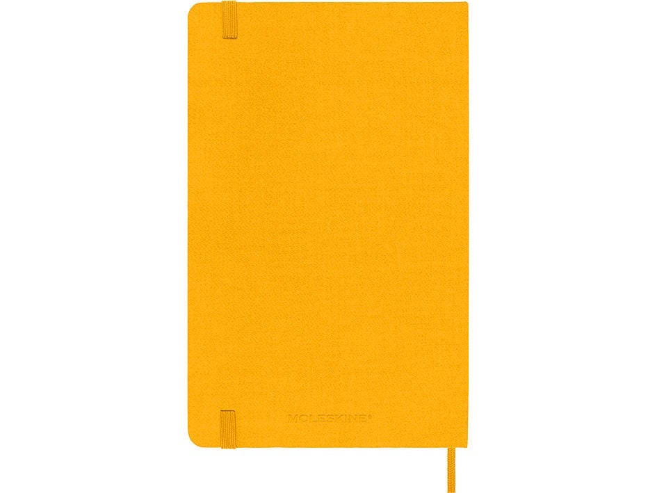 Notatbok Moleskine Orange Ylw Large Linjert