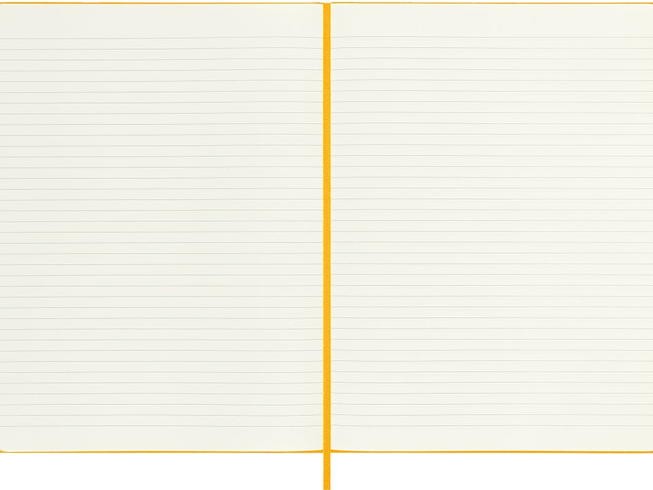 Notatbok Moleskine Orange Ylw XL Linjert