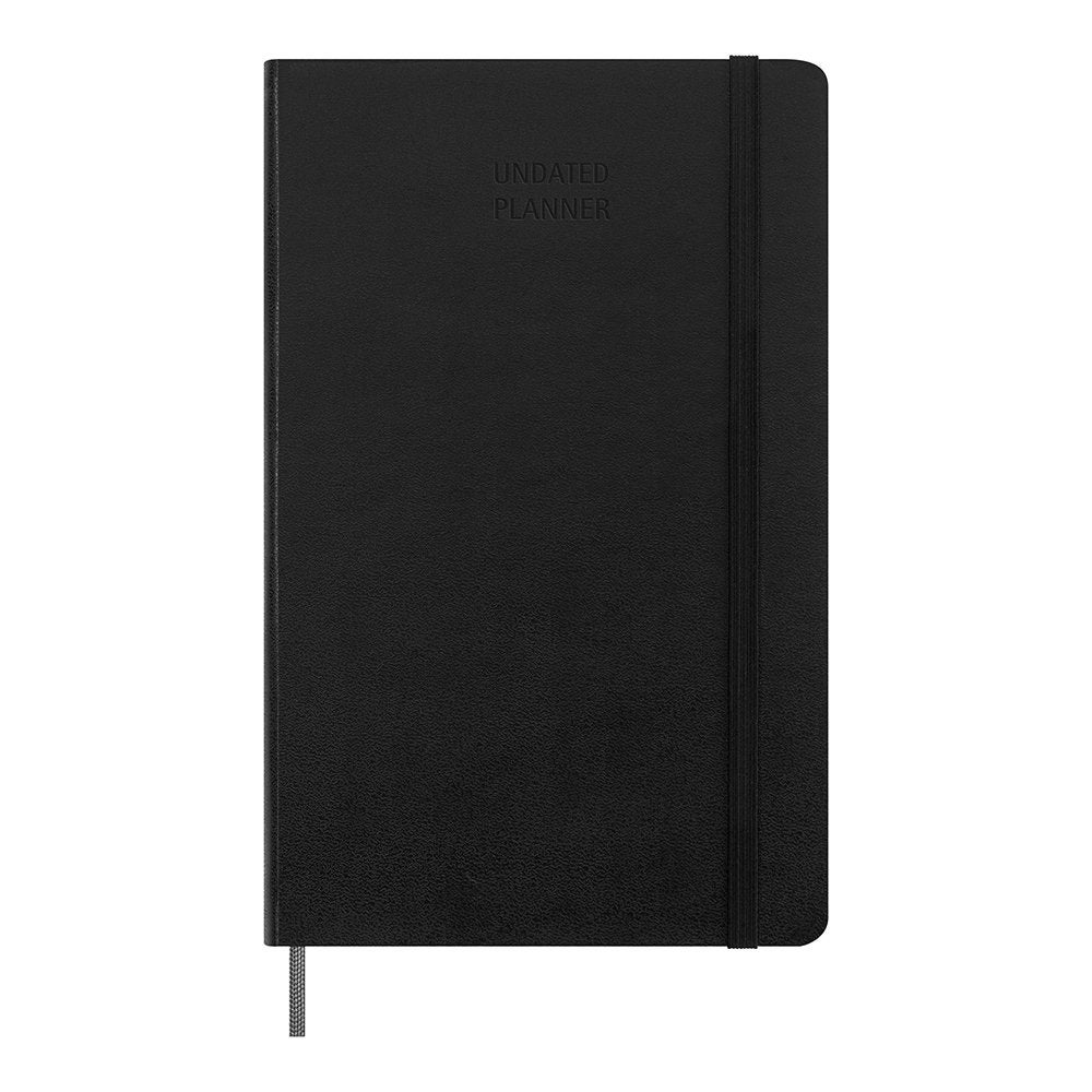 Kalender Moleskine Udatert Hard L Uke Notat Sort
