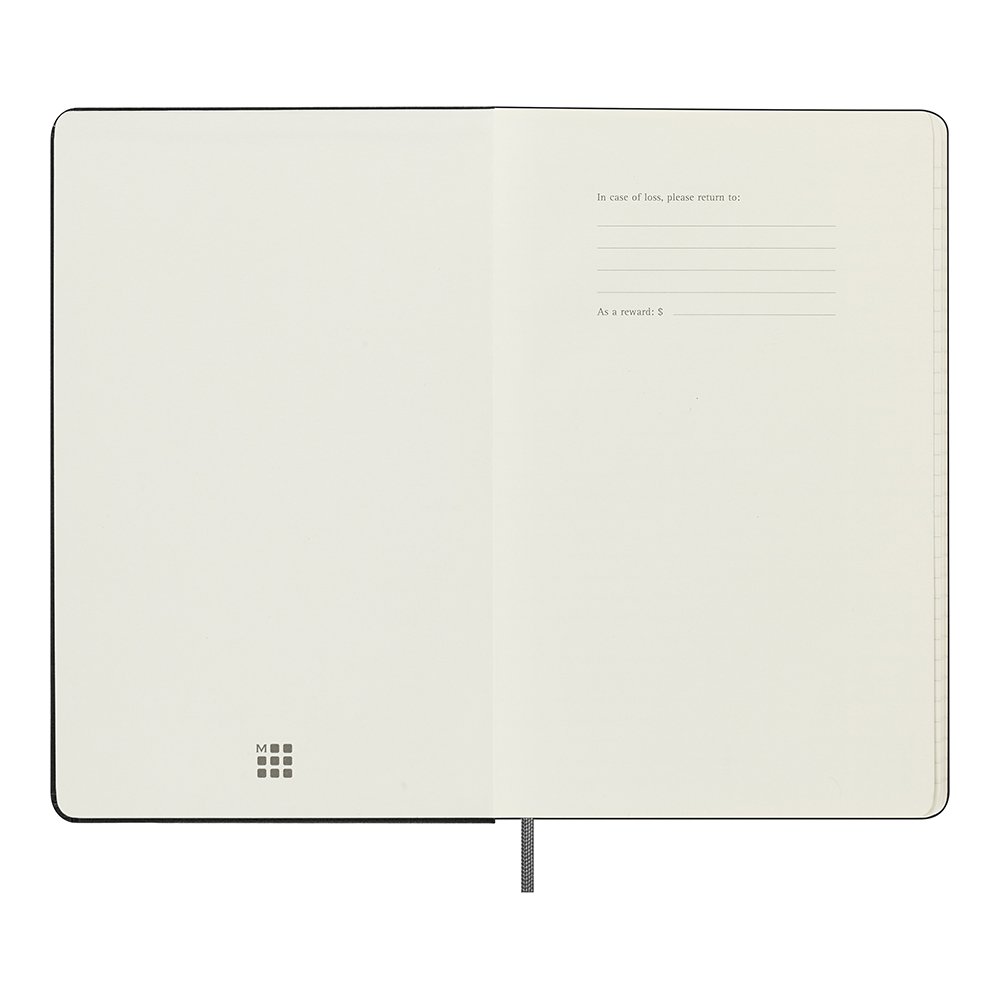 Kalender Moleskine Udatert Hard L Uke Notat Sort